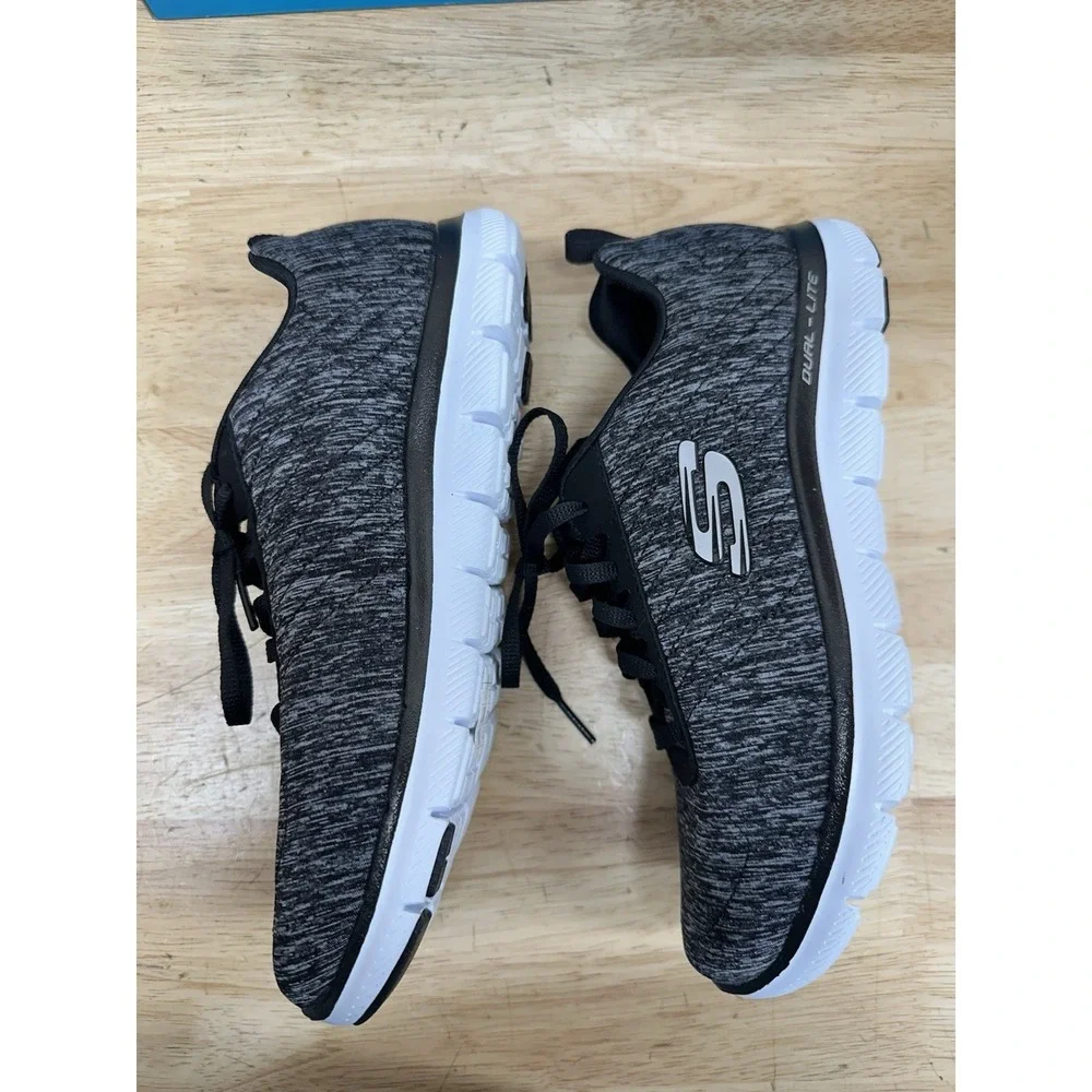 Skechers Shoes Womens Flex Appeal 2.0 Sneakers Black/White Size 6.5